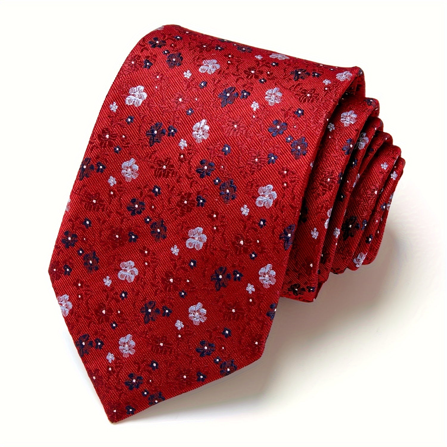 Men's Paisley Floral Necktie for Wedding and Office Wear