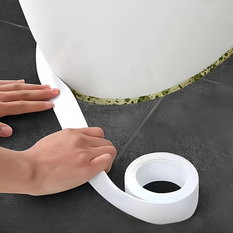 White PVC Waterproof Sealing Tape for Bathroom Shower Sink Bathtub Toilets