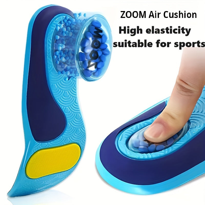 Unisex Breathable Insoles with Shock Absorption and ZOOM Air Cushion