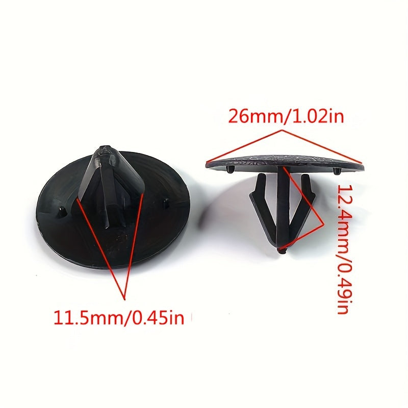 10Pcs Plastik Qopqoq Izolyatsiya Mahkamlagich Kliplar Avtomobil Bonnet Fasteners uchun