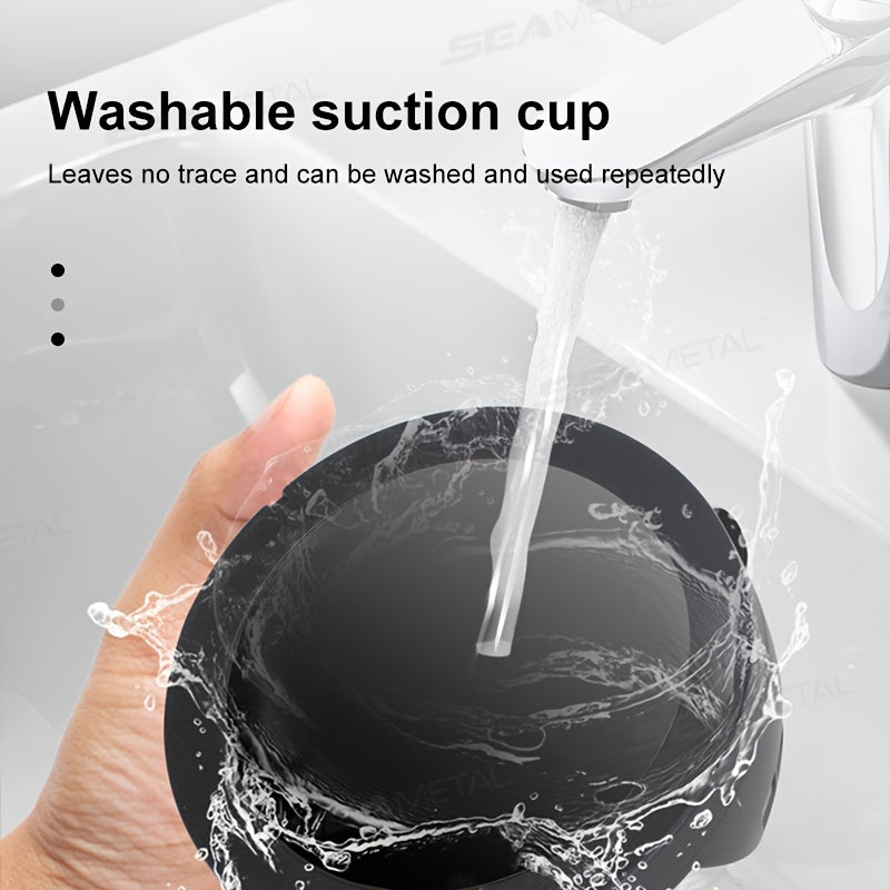 Universal Waterproof ABS Car Mount With Rotatable 360° & Number Plate Display