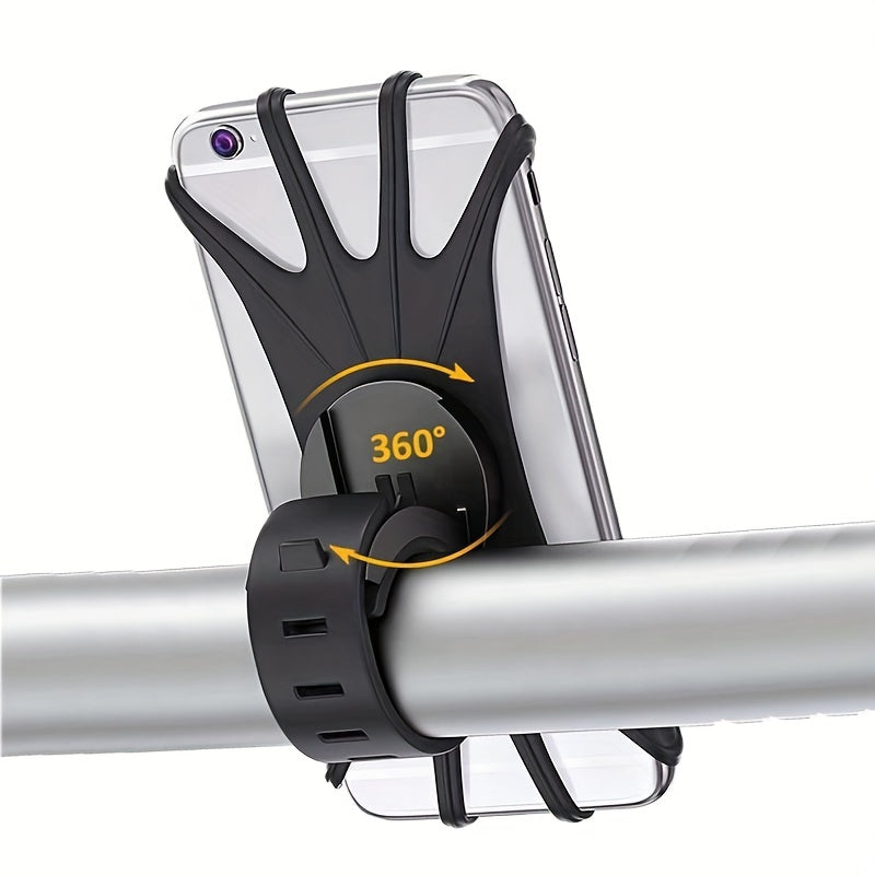 Universal Silicone Bike Phone Holder With 360 Rotation for Bicycle Motorcycle