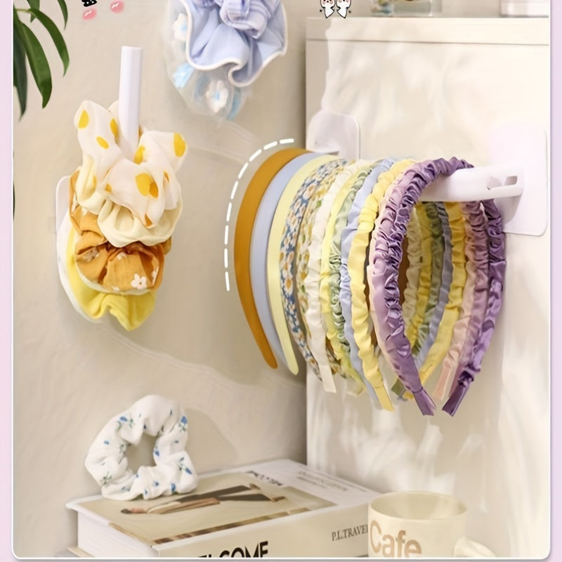 Organizador de sombreros de pared con diseño que ahorra espacio, sin necesidad de taladrar para almacenamiento en armario