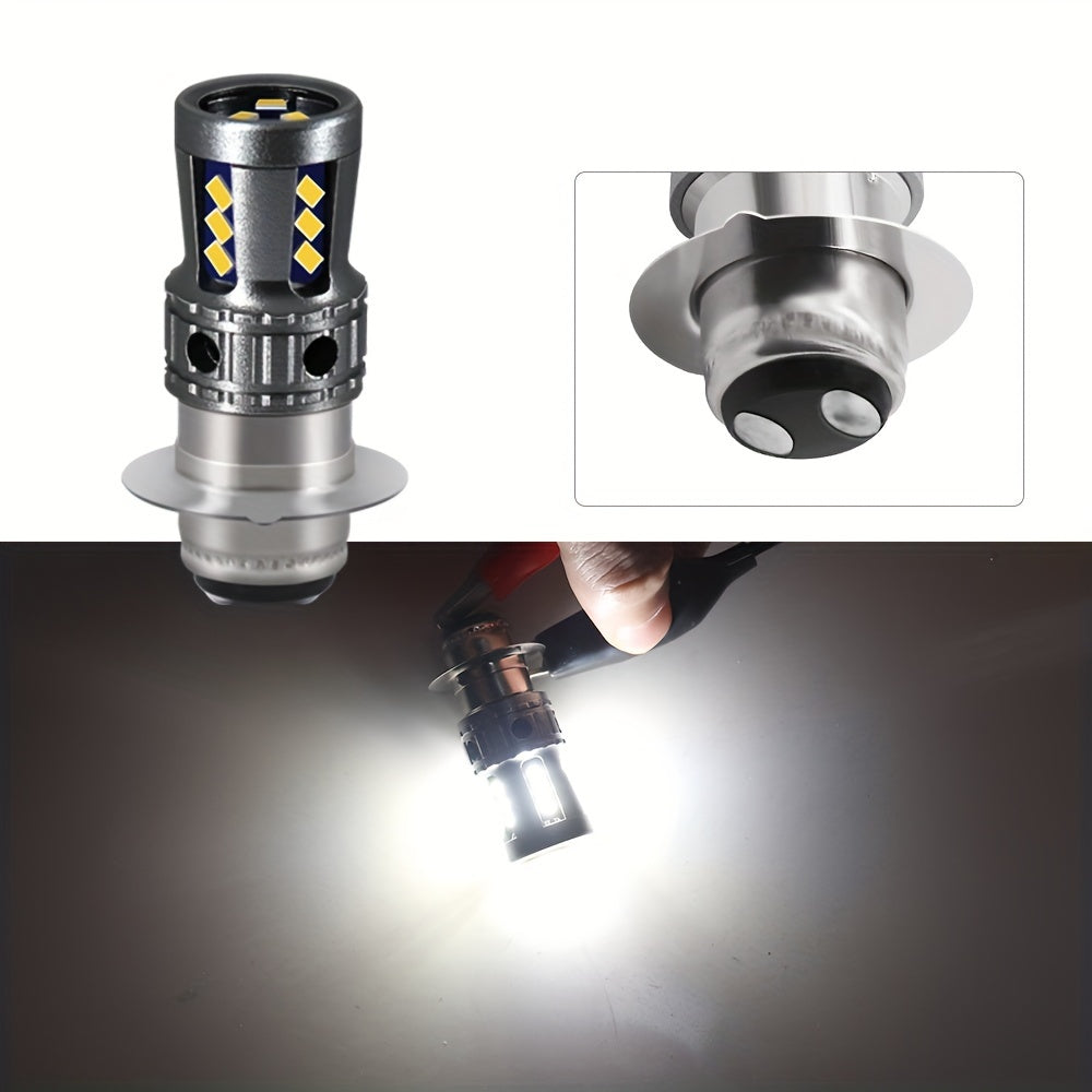 Mototsikl LED farasi H4 yuqori va past chiroq oq 12V tuman chirog'i