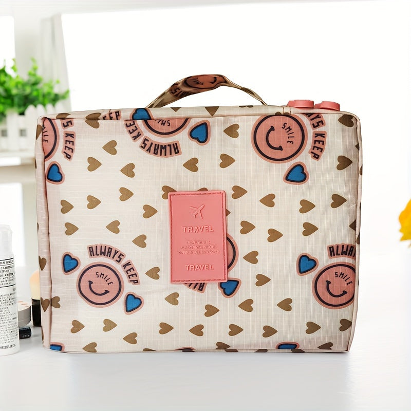 Women's Waterproof Travel Makeup Bag and Cosmetic Organizer