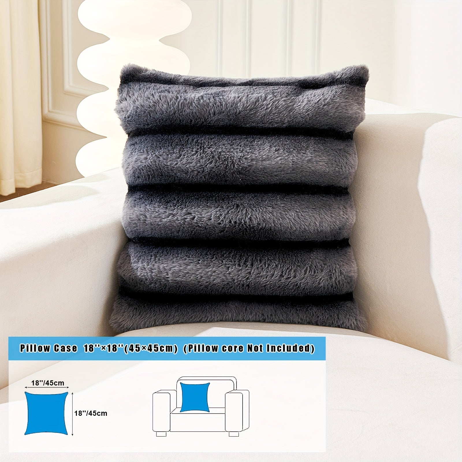 Мягкий, дружелюбный к питомцам чехол для дивана из искусственного мутона с шерповым флисом для диванов на одно-четыре места. Машинная стирка и нескользящий.