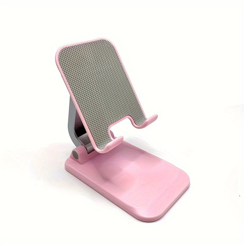 Foldable Metal Phone Stand with 360° Rotation for Phones and Tablets