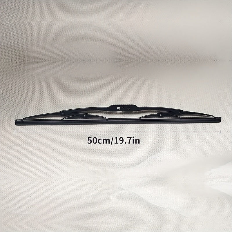 Черная металлическая щетка-стеклоочиститель с натуральной резиной для всех автомобилей с U-образным крюком