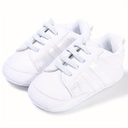 Infant Soft Bottom Stripes Light-Up Sports Shoes for Newborns Spring Fall