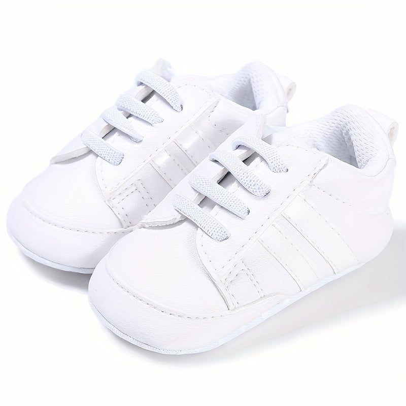 Infant Soft Bottom Stripes Light-Up Sports Shoes for Newborns Spring Fall