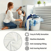 Flannel Blanket with "I Love You to The Moon and Back" Print Soft All-Season Polyester 250-300gsm