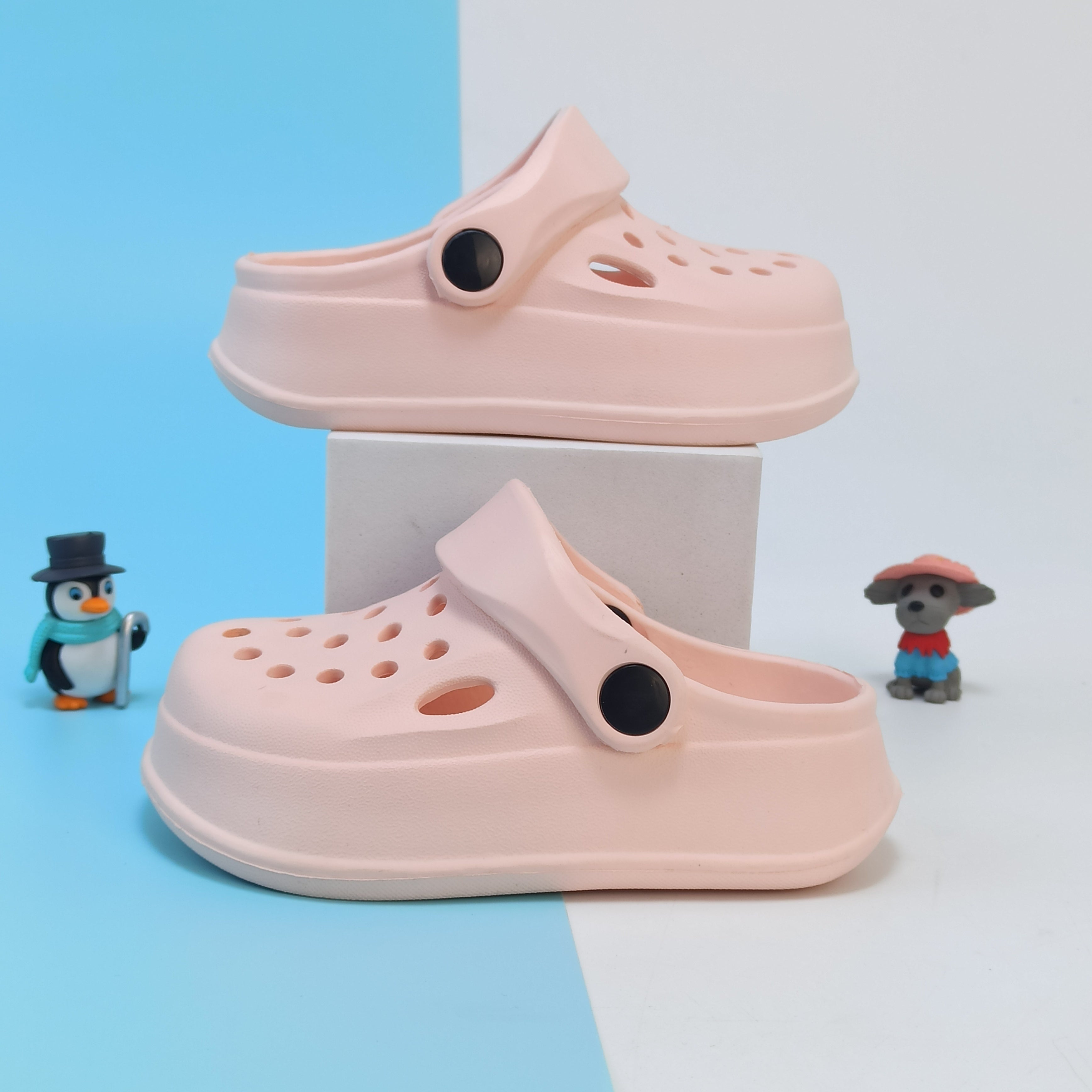 Sandalias casual de EVA para niños, para verano, playa y uso al aire libre, de caña baja, antideslizantes, punta redonda