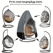 Oksford mato tuxum stul qopqog'i tashqi osma tebranish uchun, ko'pchilik stullarga mos keladi, barcha mavsumlar uchun foydalanish, aralash ranglar