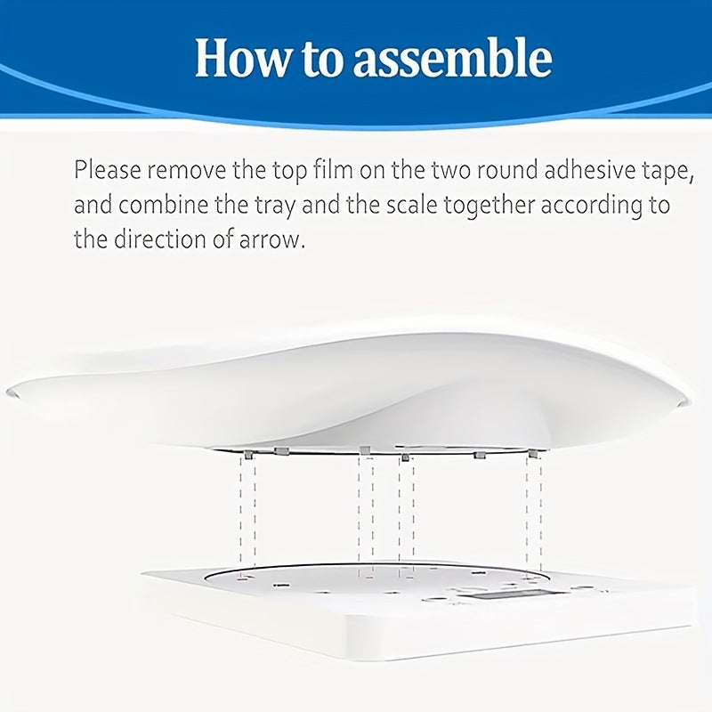 Báscula de peso para niños con animal de dibujos animados, segura para alimentos, de ABS, con batería, para uso en el hogar