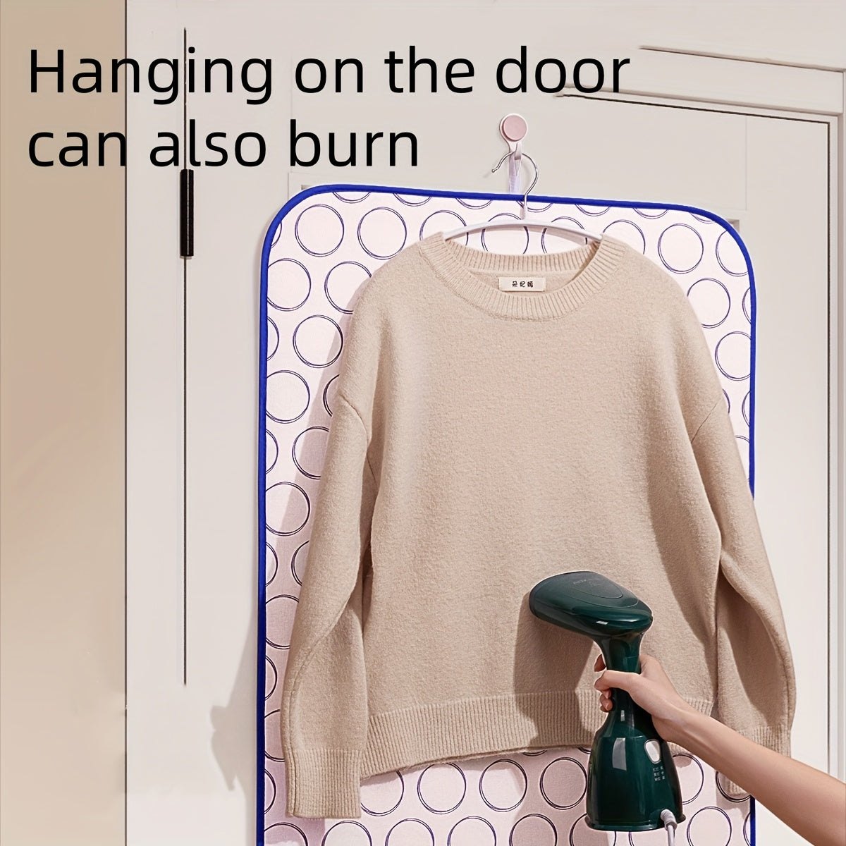 Alfombra de planchar resistente al calor portátil para viajes, plegable, impermeable, morada