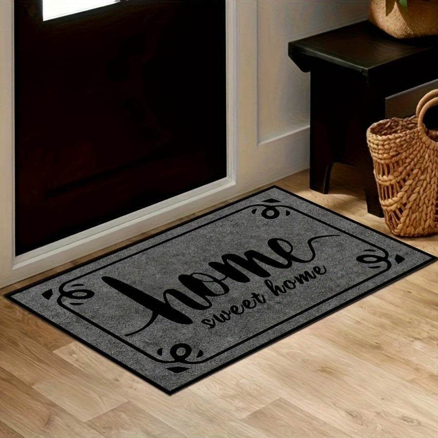 Machine Washable Doormat Indoor Outdoor Welcome Entrance Carpet Polyester Large