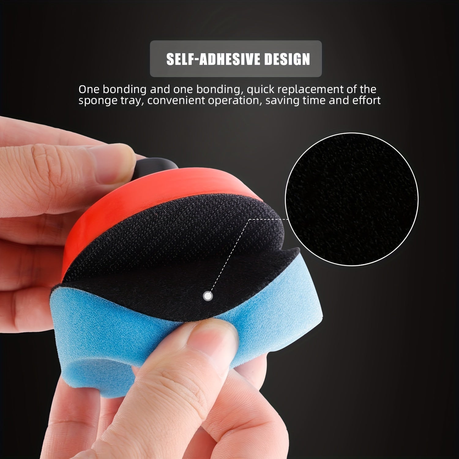 44pcs Car Foam Polishing Pad Kit Assorted Sizes Auto Buffing Pads