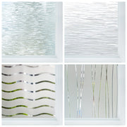 Frosted Glass Window Film UV Blocking Static Cling Removable Opaque Vinyl Covering