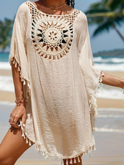 Women's Tassel Cover Up Dress for Swimwear Festival Carnival Beachwear