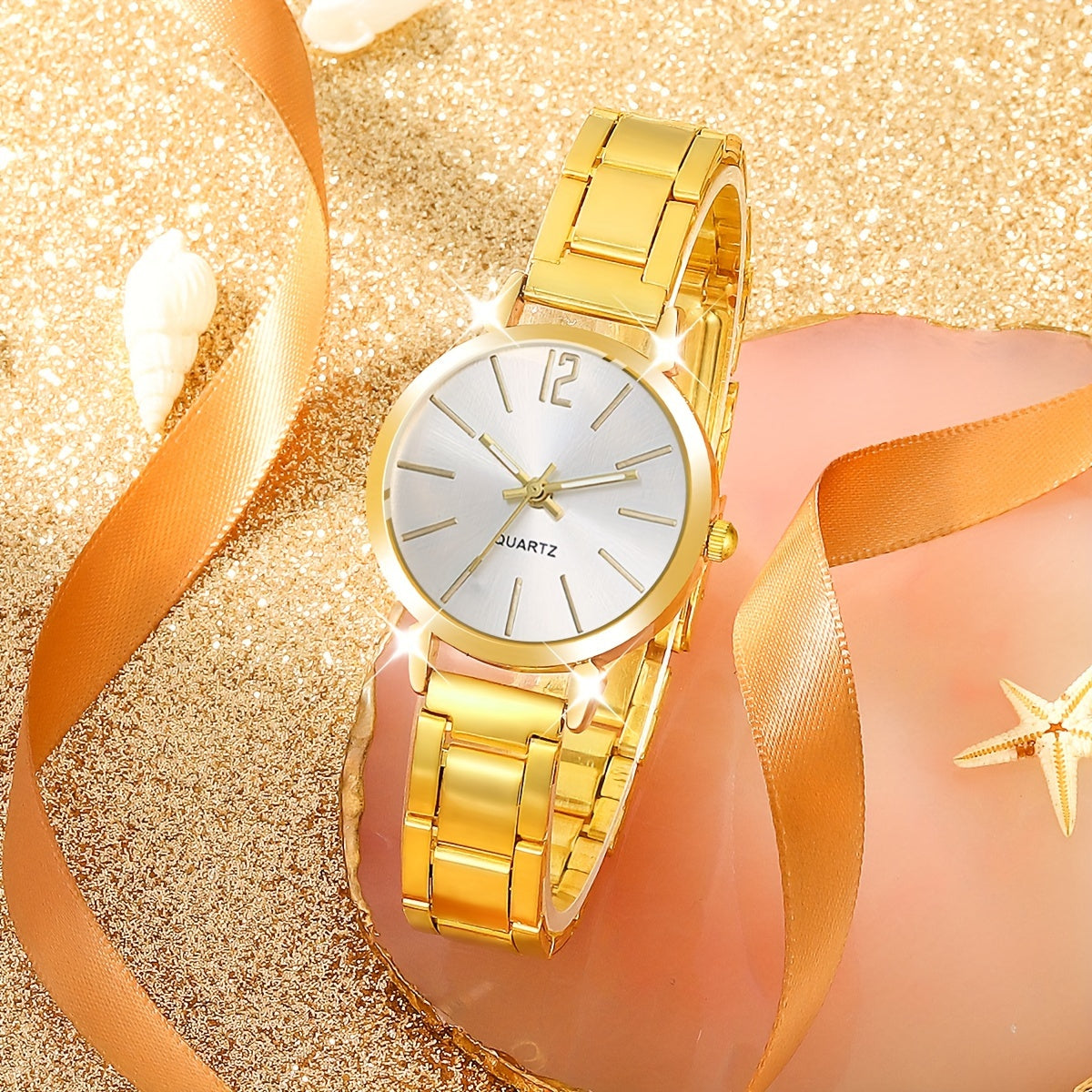 Women's Quartz Watch Sleek Zinc Alloy Strap Casual Dress Gift for Birthdays Christmas Halloween Back to School