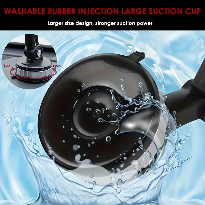 Universal Mechanical Truck Phone Holder With Suction Cup 360° Rotation