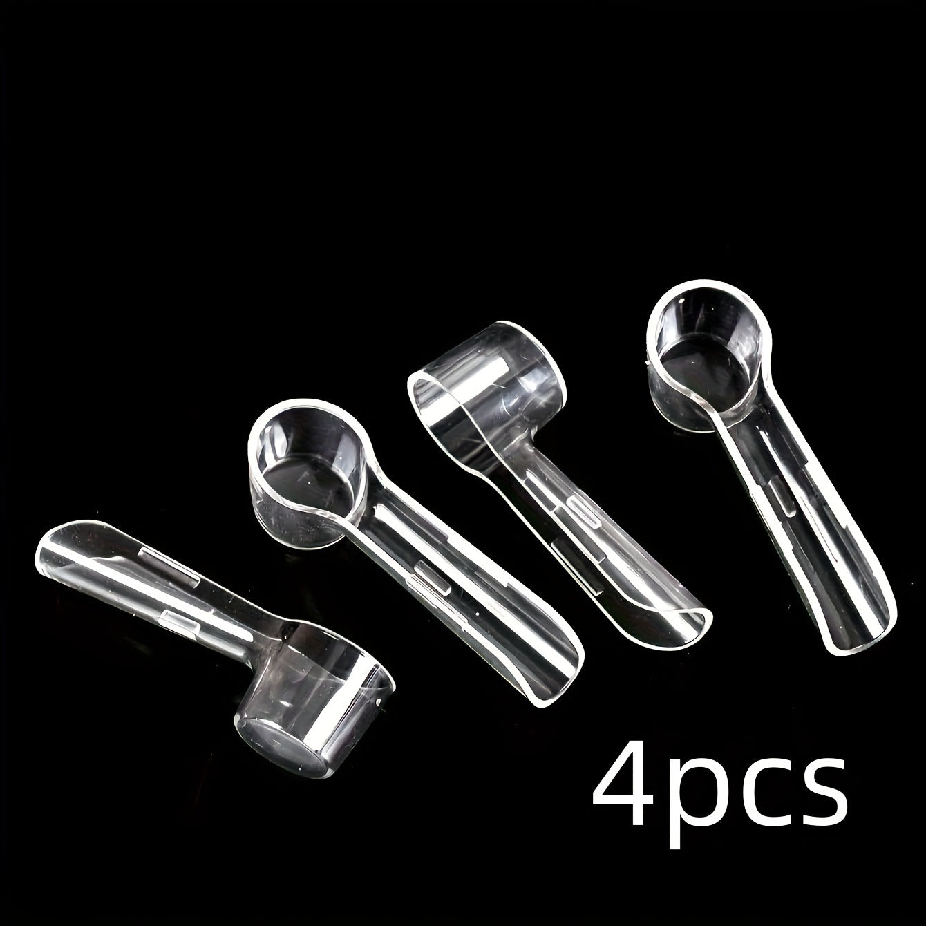 4 dona qayta ishlatiladigan tish cho'tkasi boshlarini yopadigan sayohat qutisi changdan himoya qiluvchi