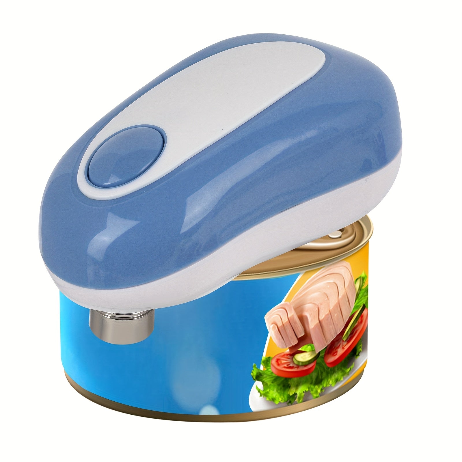 Electric Can Opener Battery-Powered Safety Gadget Kitchen Plastic 36V