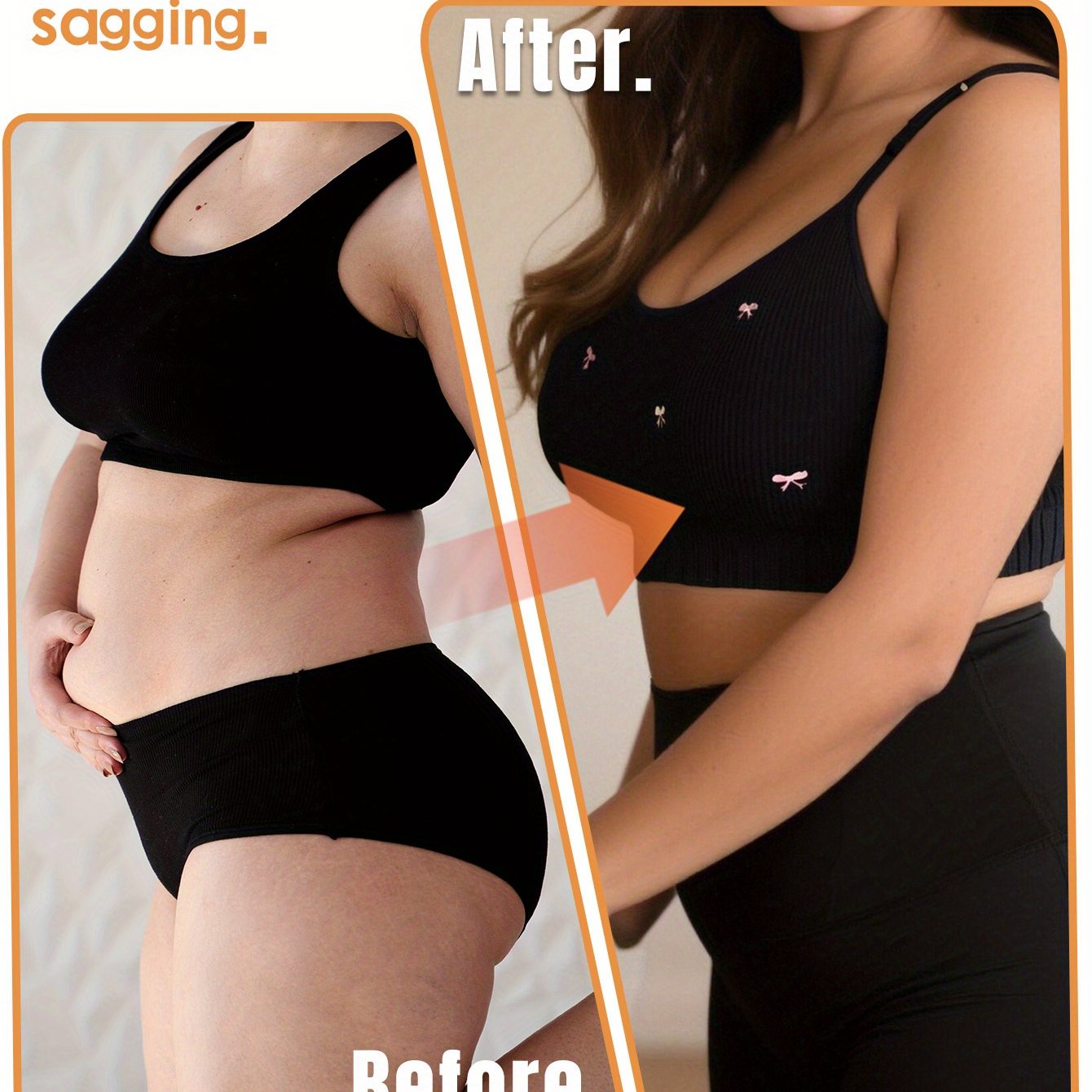 Plus Size Seamless Sports Bra Breathable Comfortable Black White Butterflies