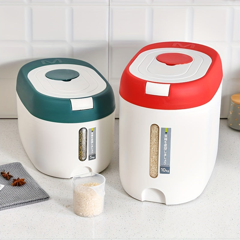Commercial Rice Storage Bin Airtight Moisture-Proof Large Capacity Kitchen Food Grade