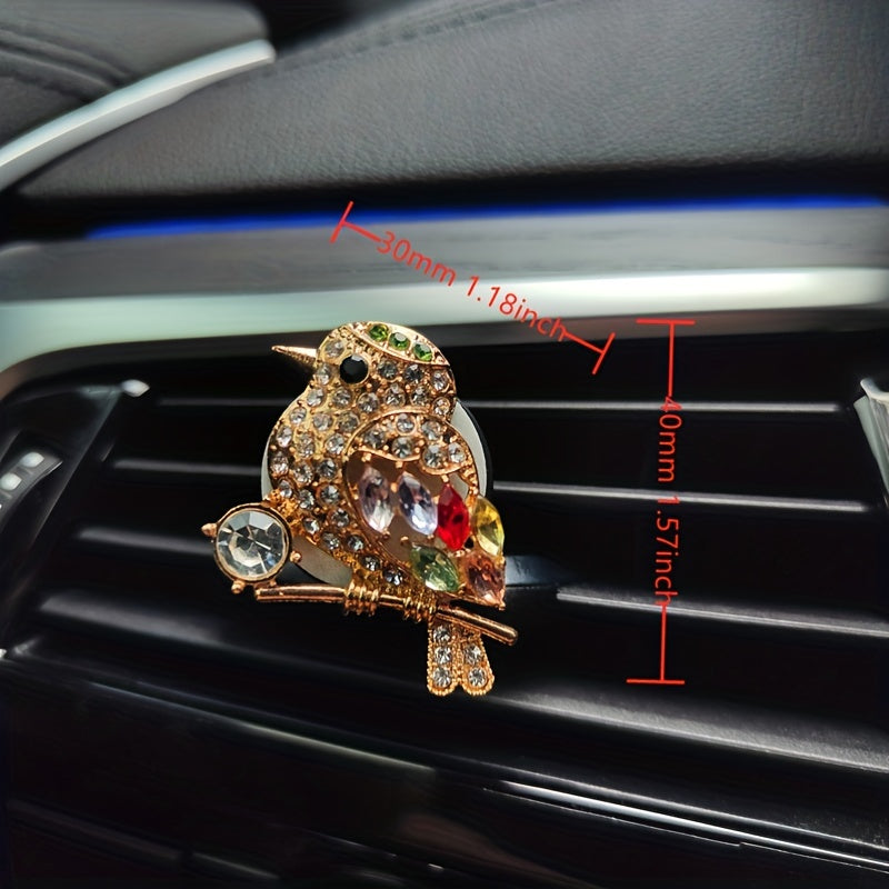Car Decor Aromatherapy Clip Colorful Bird Car Air Outlet Perfume Clip