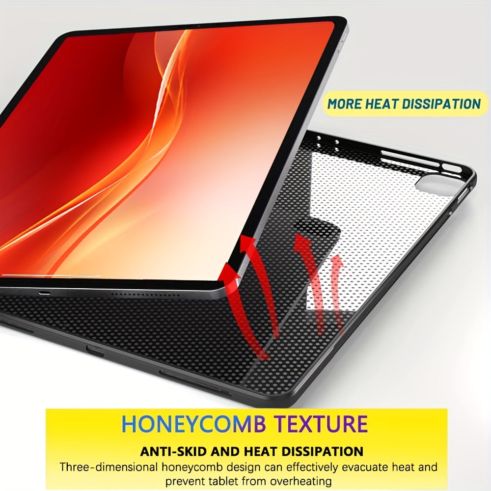 Soft TPU Back Cover for iPad Pro and Air 2024 Scratch Resistant Non-Slip Wireless Charging Compatible