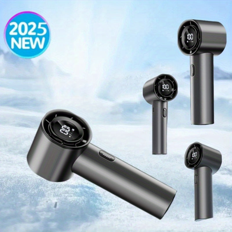 3-Speed USB Rechargeable Wearable Fan for Kids and Adults Black Lightweight Portable