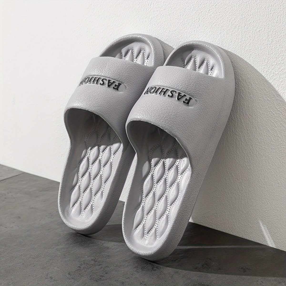 Erkaklar va ayollar uchun qora EVA slaydlar, sirpanmaydigan, hidi yo'q, ichki va tashqi foydalanish uchun