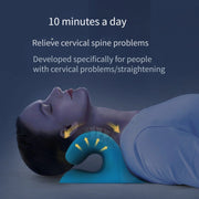 Bo'yinni qo'llab-quvvatlash, dam olish va taranglikni bartaraf etish uchun ergonomik bo'yin yostiq.