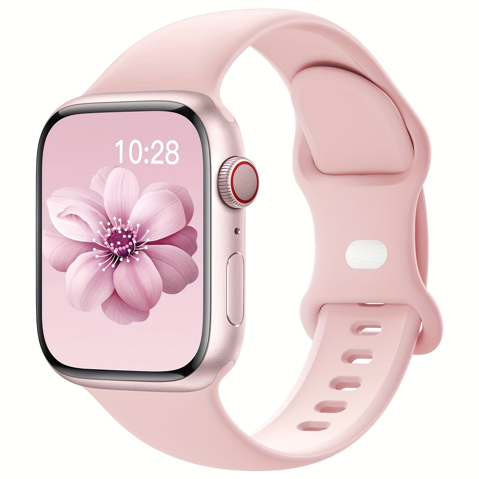 Banda de reloj deportivo de silicona resistente al agua para Apple Watch Series 1-9 y SE 40mm 44mm 45mm