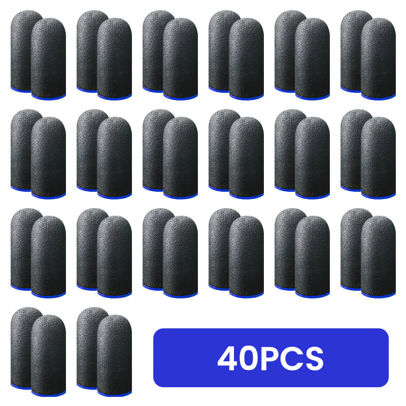 20 Finger Cover Gaming Controller Gloves for PUBG Sweat-Proof Non-Scratch Touch Screen Thumb Sleeves