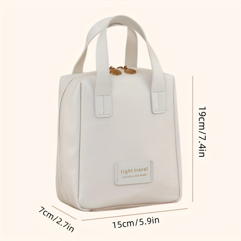 Большая косметичка из ПУ в винтажном стиле для женщин, водонепроницаемая и без запаха. Одобрена TSA и удобна для путешествий, идеально подходит для хранения косметики. Доступна в различных цветах.