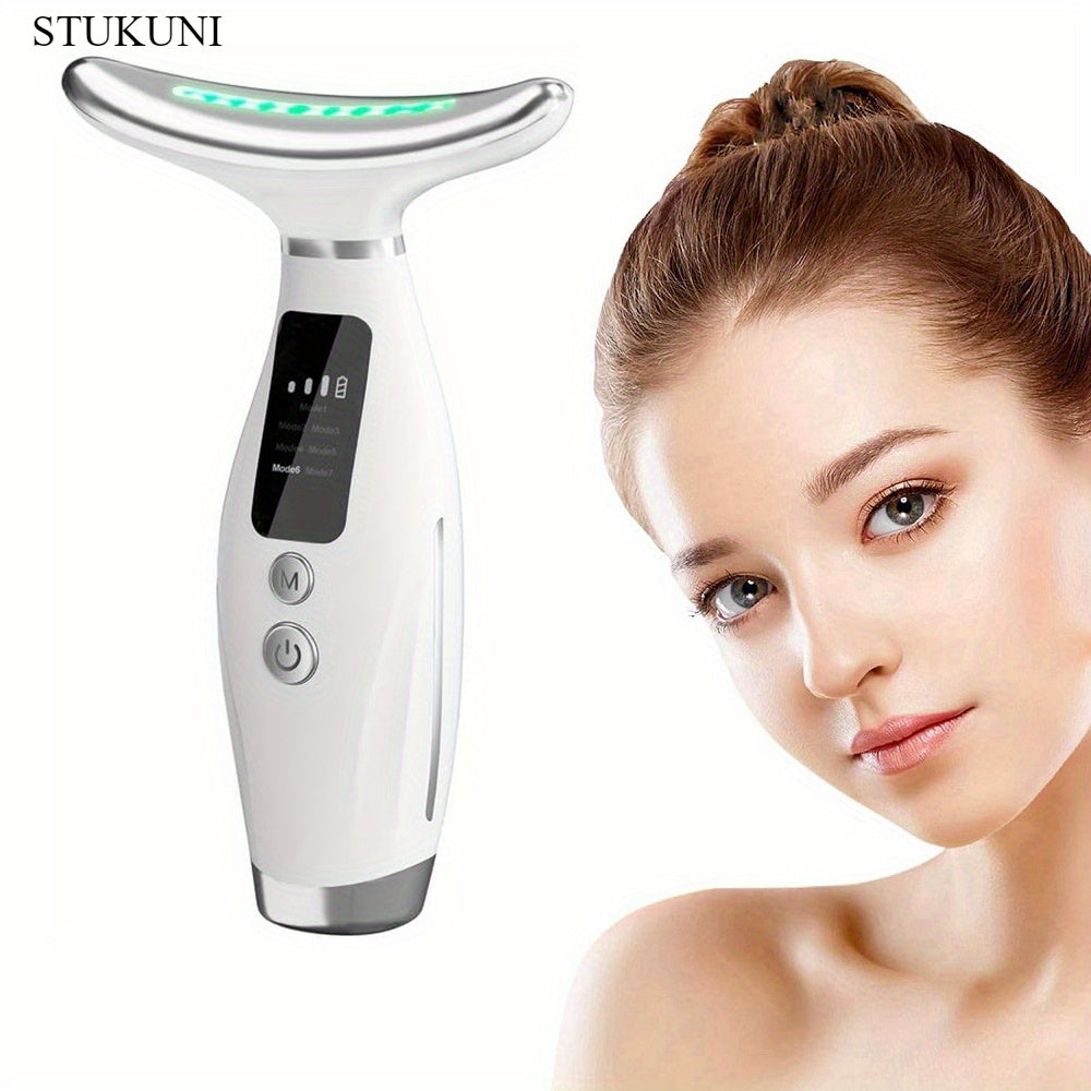 USB orqali zaryadlanadigan yuz va bo'yin massaj qiluvchi, zamonaviy estetikasi va ergonomik dizayni bilan, ayollar uchun mukammal go'zallik va shaxsiy parvarish vositasi; 14-fevral va Onalar kunida ajoyib sovg'a.