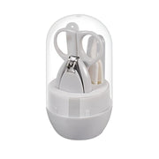 Baby Grooming Kit for Infants with Nail Clipper Scissors Nail File and Tweezer