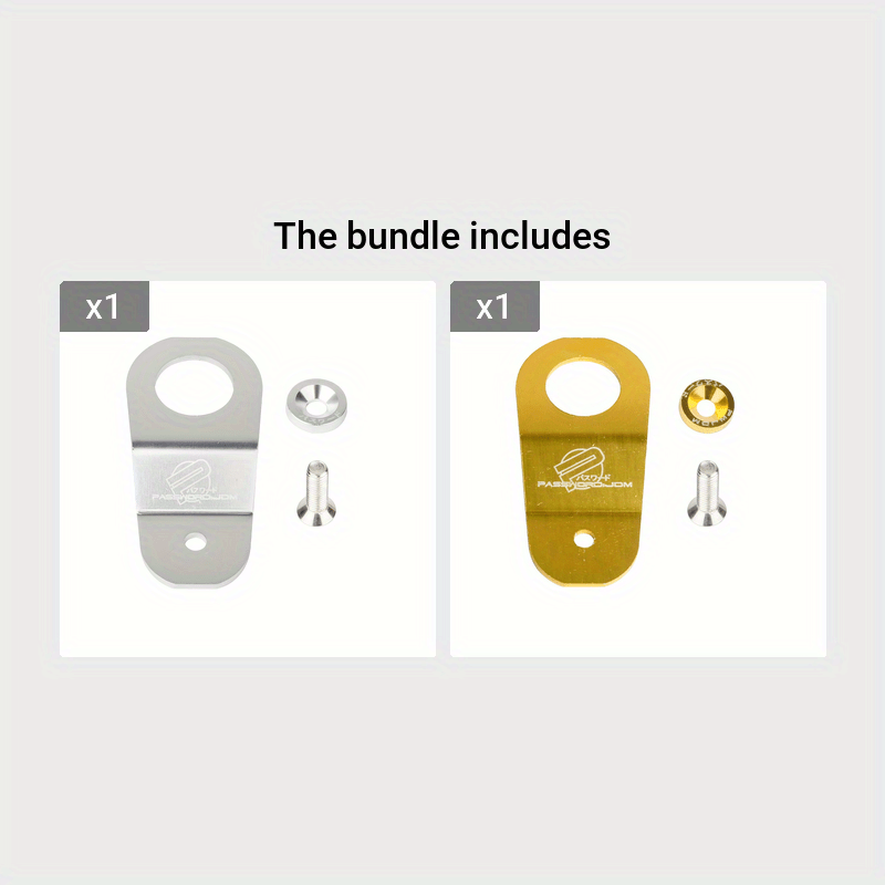 Aluminum Radiator Stay Bracket Kit for Honda Civic 1996-2000 Durable Easy Install