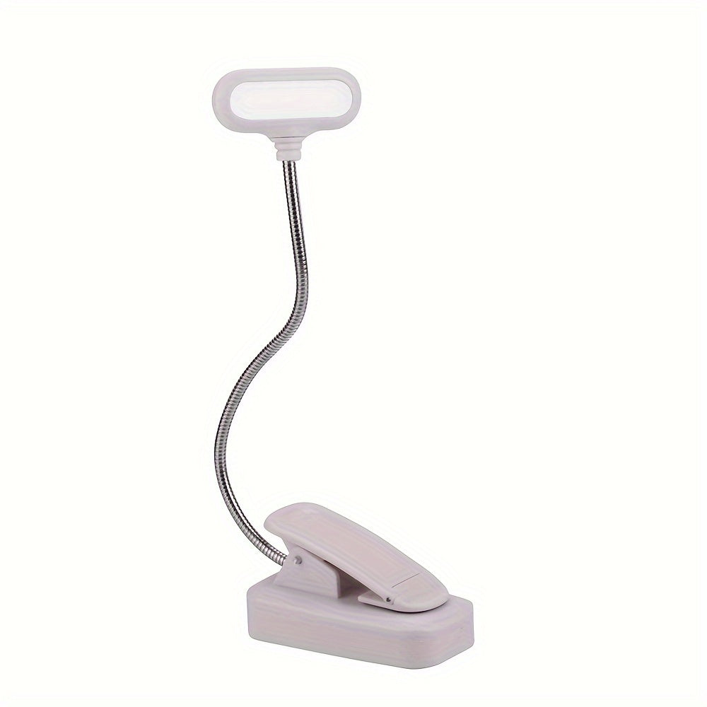 LED Book Light with Adjustable Arm and Push Button Control