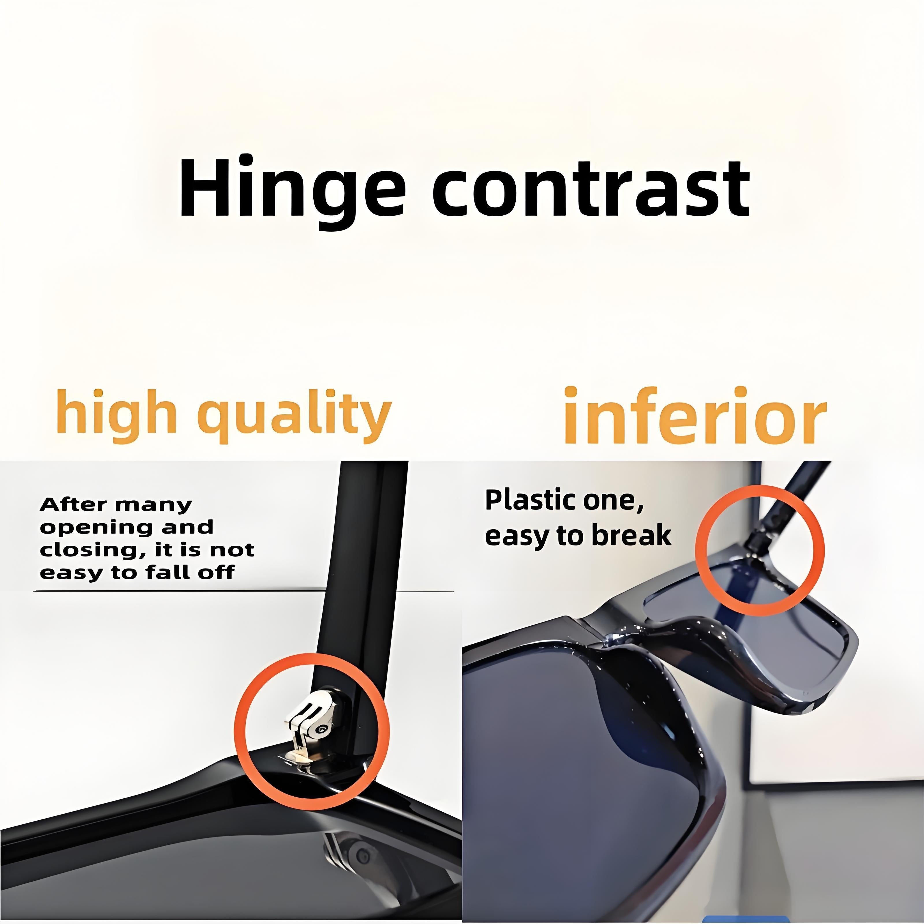 Black TR Frame Fashion Glasses for Men and Women for Beach and Outdoor Activities