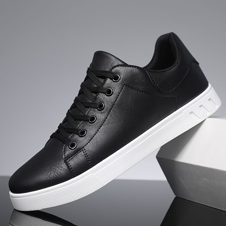 Men's Casual Sneakers with PU Upper and PVC Sole for All-Season Outdoor and Sports
