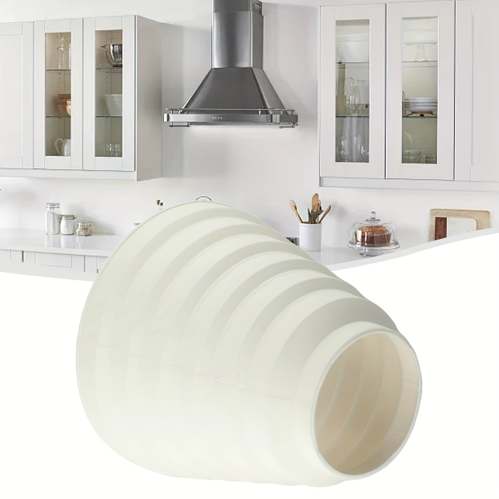 Duct Reducer Extractor Fan Pipe Connector 80mm-150mm Size, Ventilation Fitting