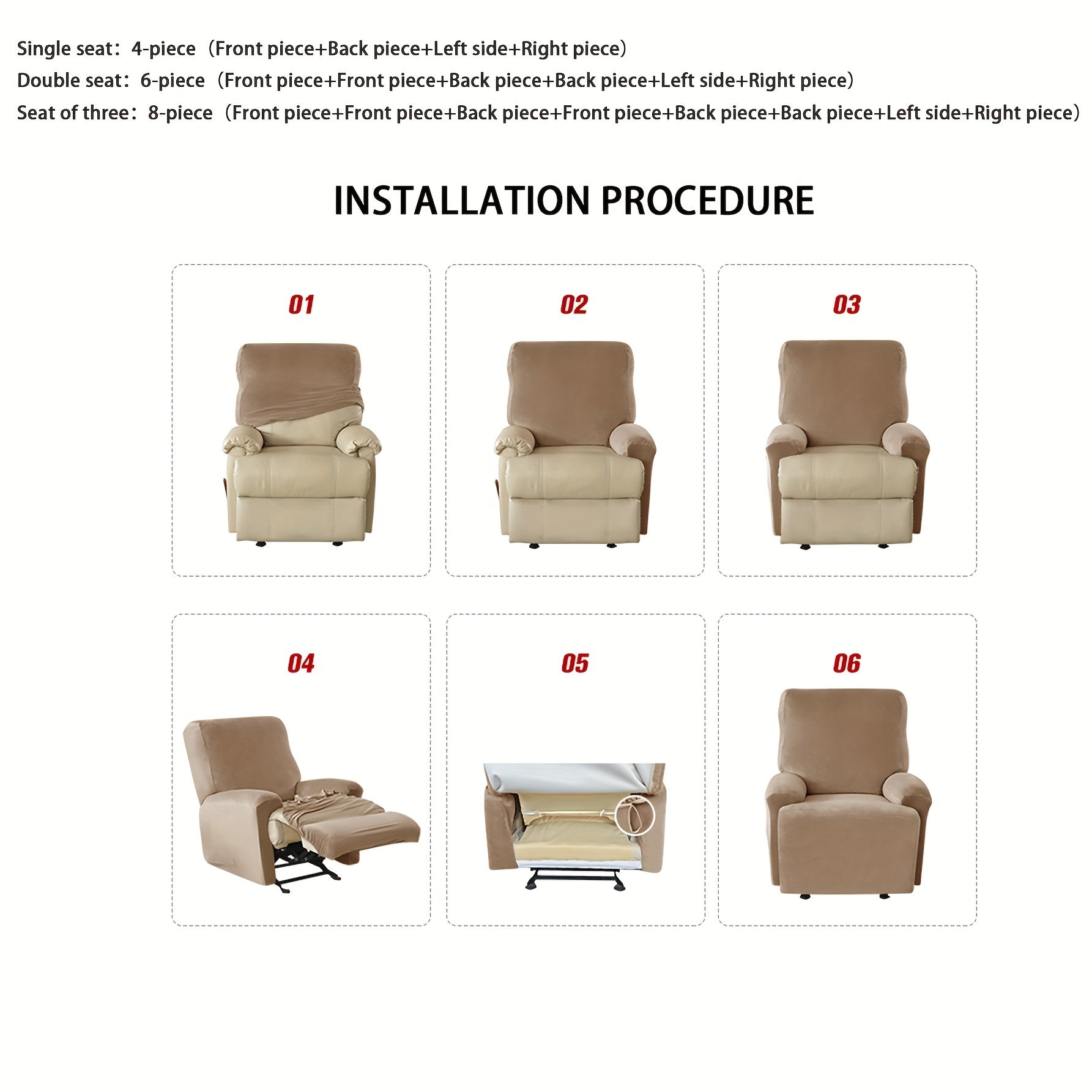 Водонепроницаемый однотонный чехол для дивана-кресла Chivas для домашней спальни.