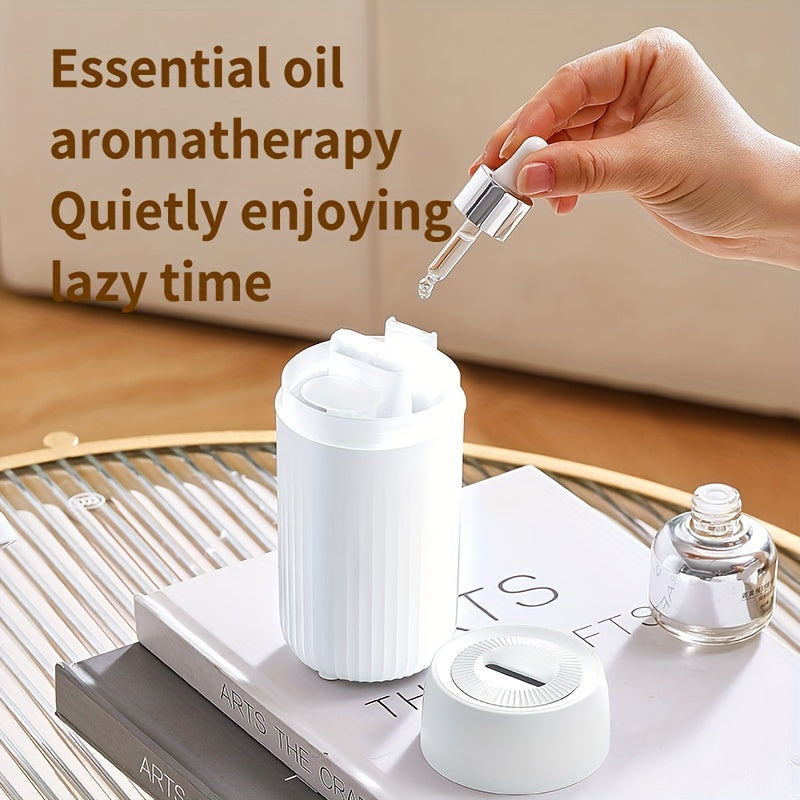 Colorful Portable Mist Diffuser Humidifier 100ml USB Quiet Auto Shut-Off