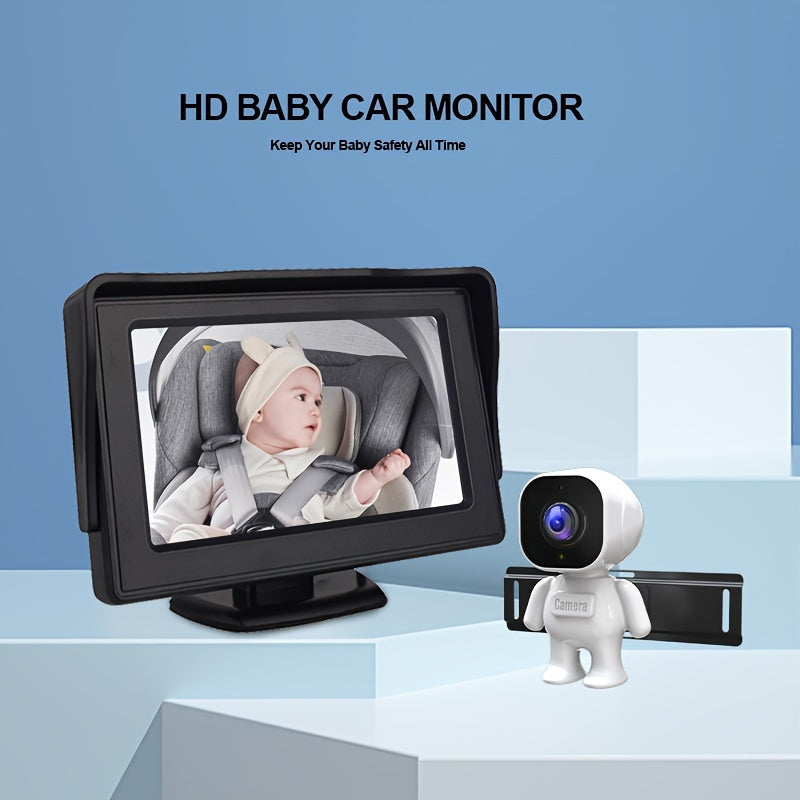 Car Mirror Camera for Cars In-Car Safety Monitor with Monitoring Camera