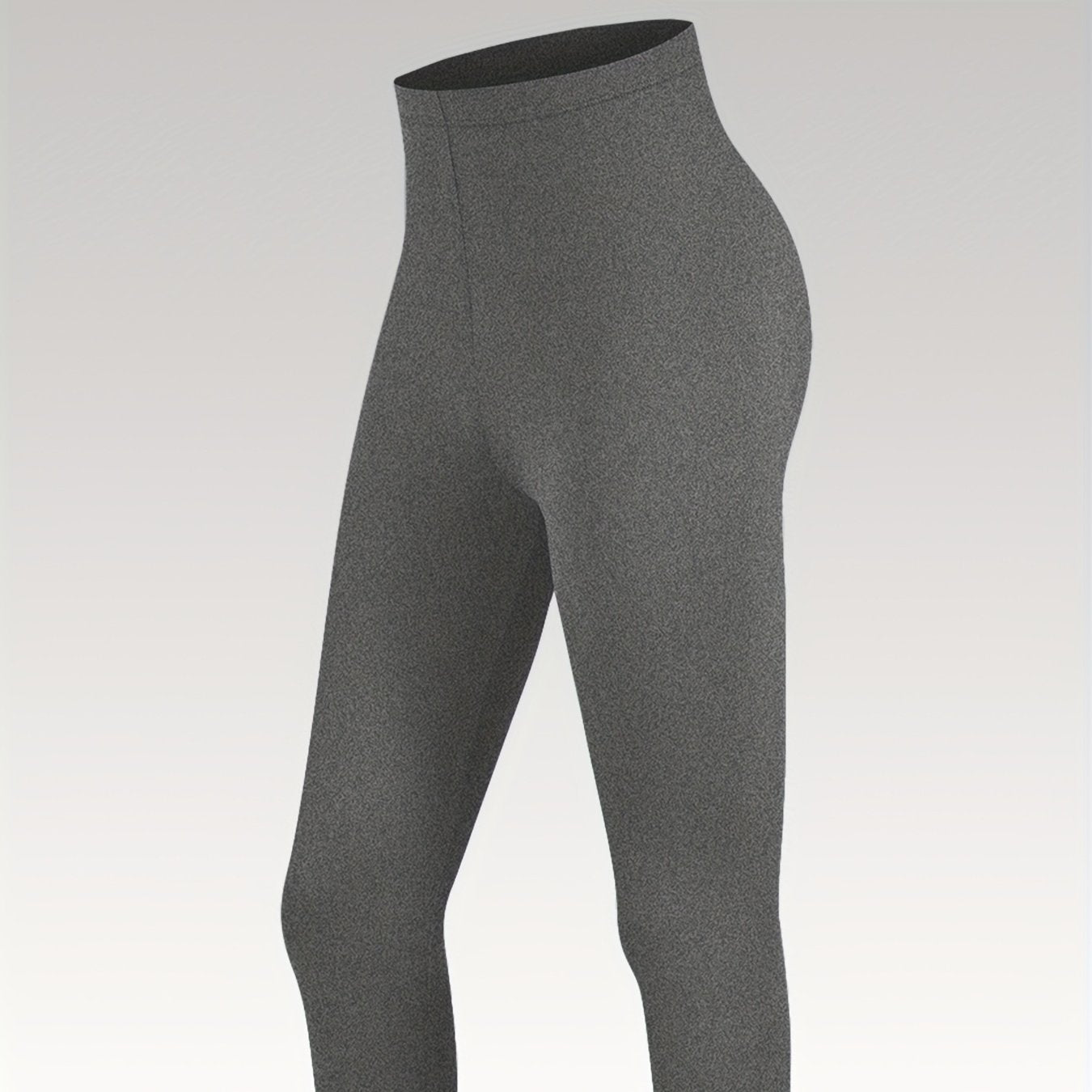 Plus Size Women's Capri Leggings Soft High Stretch Athletic Pants Green