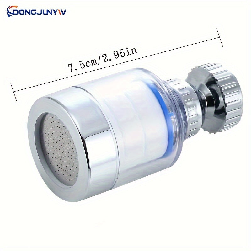 Rotating Faucet Extender for Kitchen and Bathroom Splash-Proof Nozzle Water-Saving Bubbler