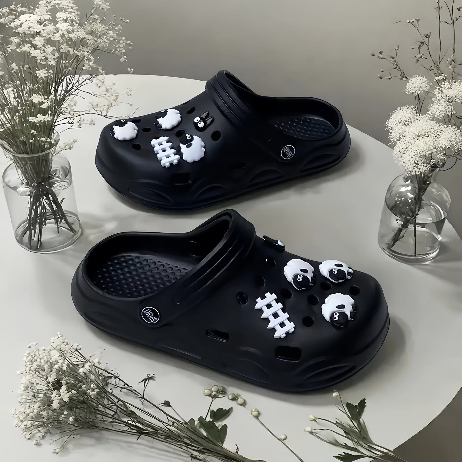 Women's EVA Flat Sole Farm Style Sandals Summer Garden Shoes